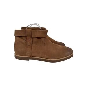 UGG Boots Womens 10 Chestnut Brown Josefene Cuff Side Zipper Ankle Suede